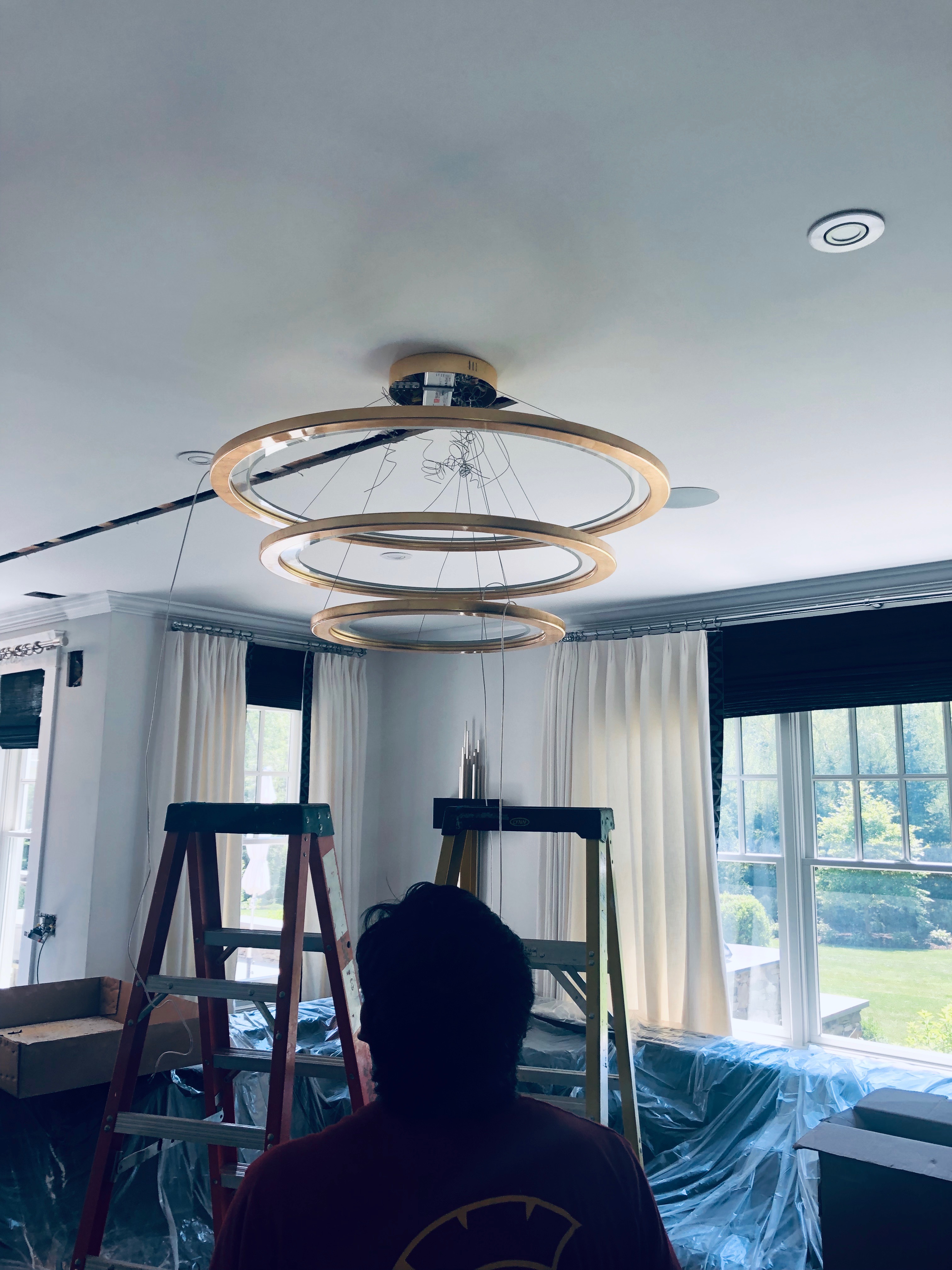 Designer LED chandelier Connecticut